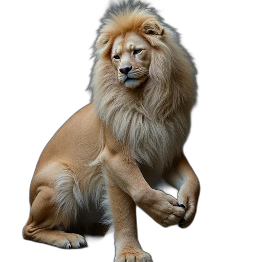 animal, crown, staff, creature transparent PNG cut-out