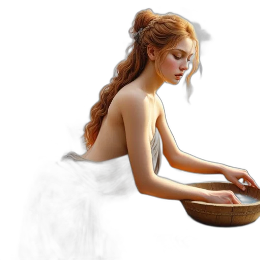 jewelry, dress, photorealistic, fantasy art transparent PNG cut-out