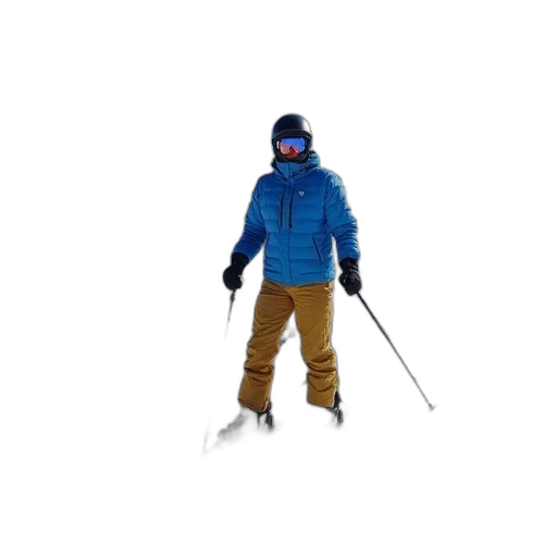 staff, jacket, 3d render, skiers transparent PNG cut-out