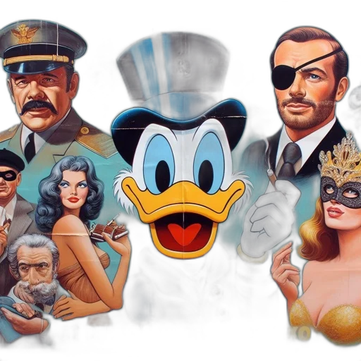 mask, comic book art, concept art, cartoon transparent PNG cut-out