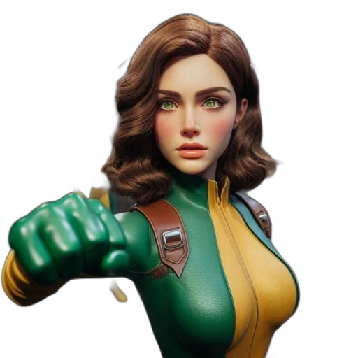 jacket, comic book art, concept art, 3d render transparent PNG cut-out