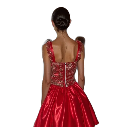 dress, crown, jewelry, photorealistic transparent PNG cut-out