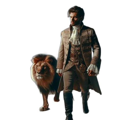 jacket, animal, concept art, fantasy art transparent PNG cut-out