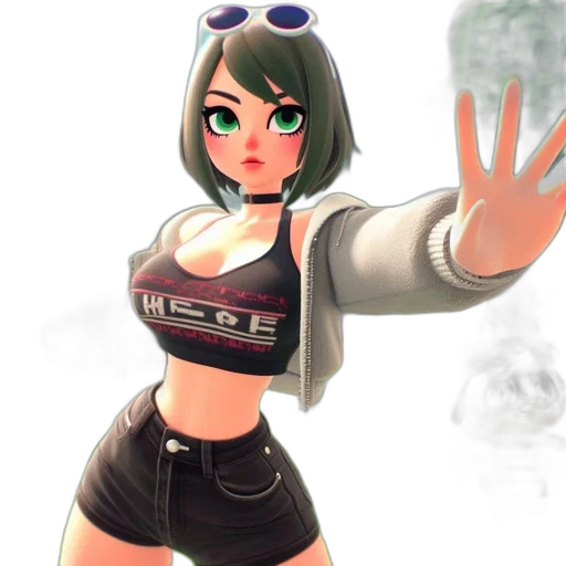 robot, jacket, dress, 3d render transparent PNG cut-out