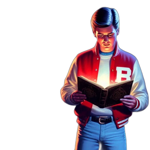 jacket, robot, comic book art, concept art transparent PNG cut-out