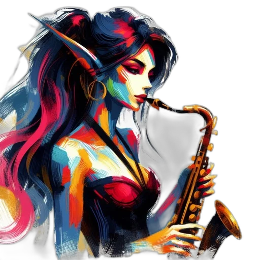 fantasy art, concept art, comic book art, watercolor transparent PNG cut-out