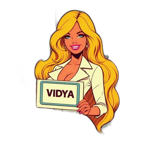 cartoon, pixel art, 3d render, blonde transparent PNG cut-out