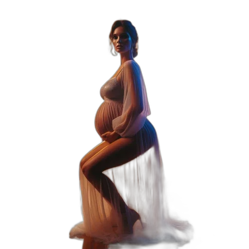 dress, creature, concept art, photorealistic transparent PNG cut-out