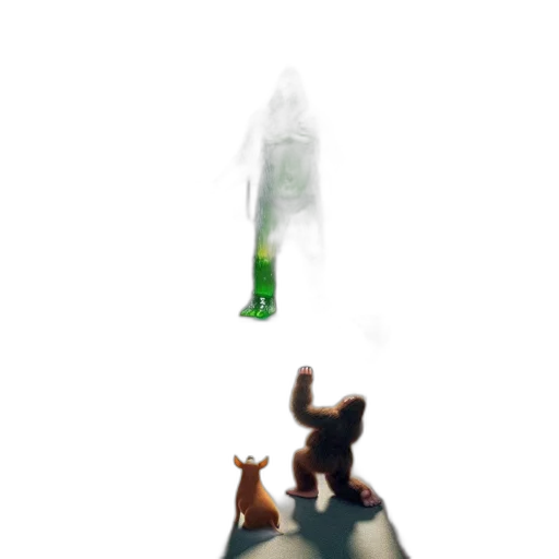 bottle, umbrella, animal, robot transparent PNG cut-out