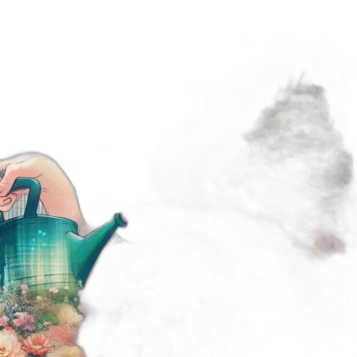 bottle, dress, concept art, vaporwave transparent PNG cut-out