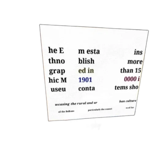 ethnographic, museum, established, 1901 transparent PNG cut-out