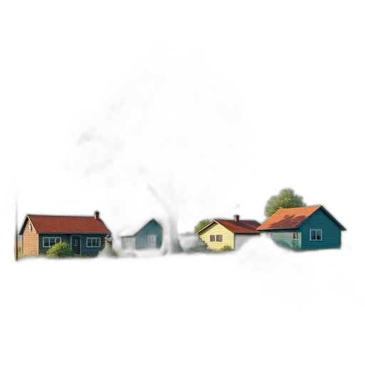building, concept art, pixel art, watercolor transparent PNG cut-out