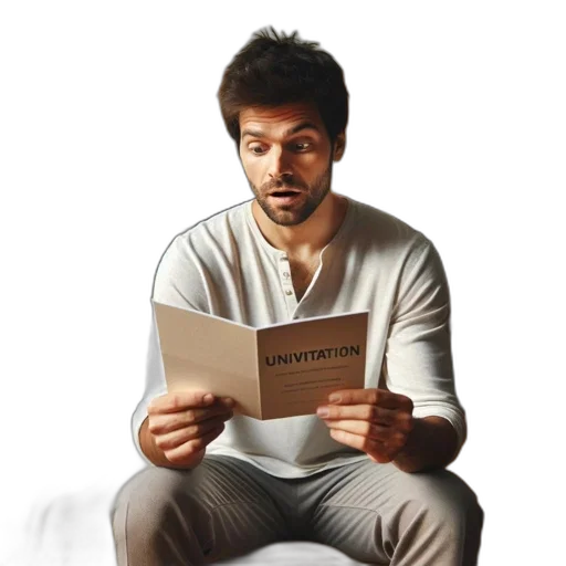 photorealistic, concept art, man, formal transparent PNG cut-out