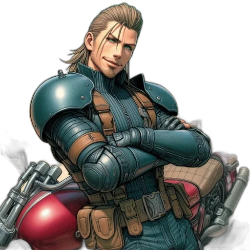 weapon, jacket, sword, concept art transparent PNG cut-out