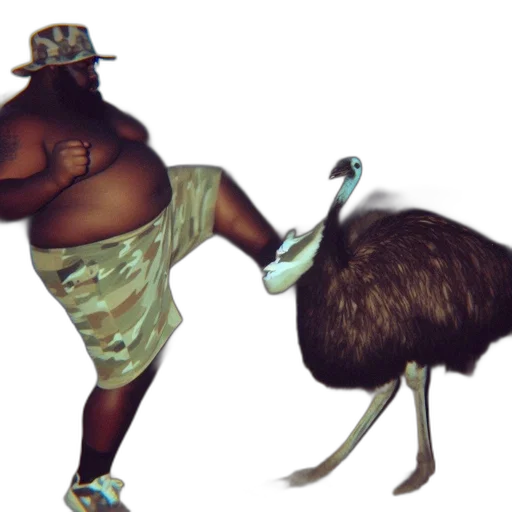 animal, hat, creature, staff transparent PNG cut-out