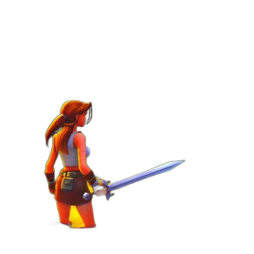 sword, weapon, staff, robot transparent PNG cut-out