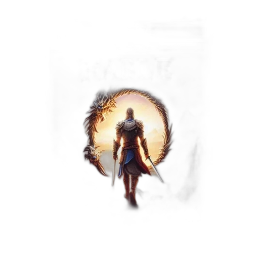 dragon, sword, weapon, dress transparent PNG cut-out