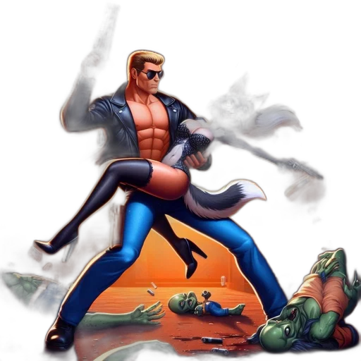 concept art, comic book art, pixel art, fantasy art transparent PNG cut-out