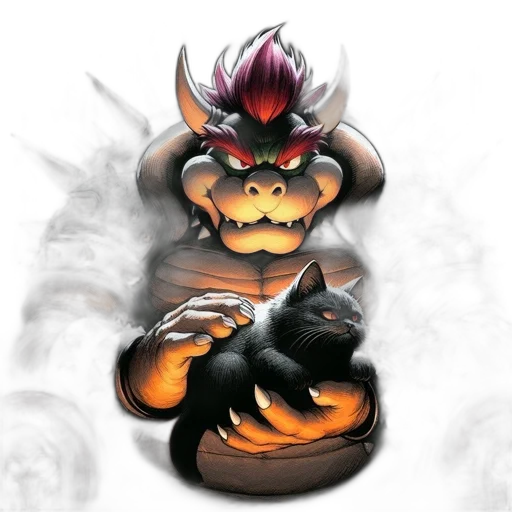 dragon, mask, staff, concept art transparent PNG cut-out