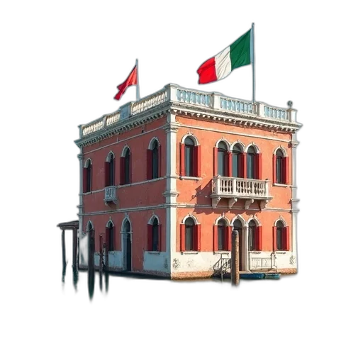 building, 3d render, concept art, photorealistic transparent PNG cut-out