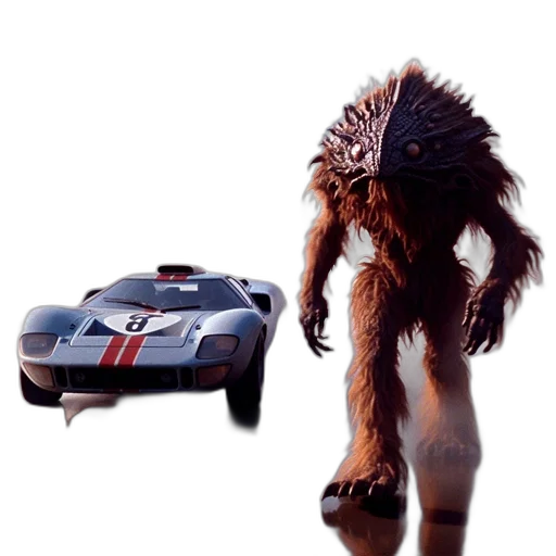 car, creature, animal, concept art transparent PNG cut-out