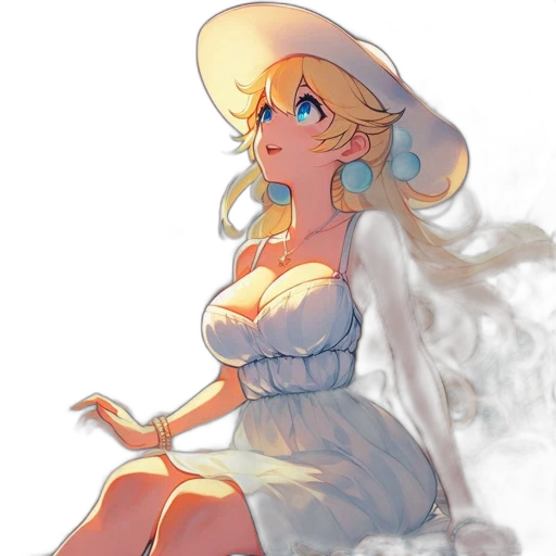 dress, hat, crown, concept art transparent PNG cut-out