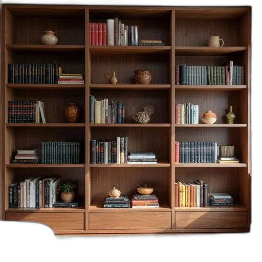 furniture, bookcase, plans transparent PNG cut-out