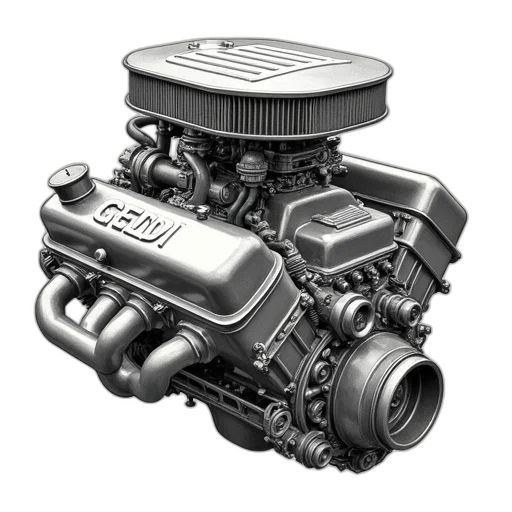 car, 3d render, detailed, sketch transparent PNG cut-out
