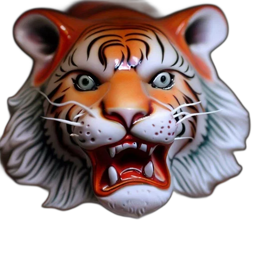 mask, animal, face, 3d render transparent PNG cut-out