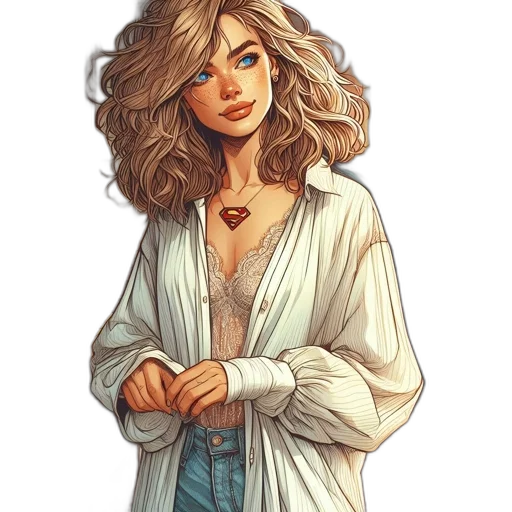 dress, jacket, staff, jewelry transparent PNG cut-out