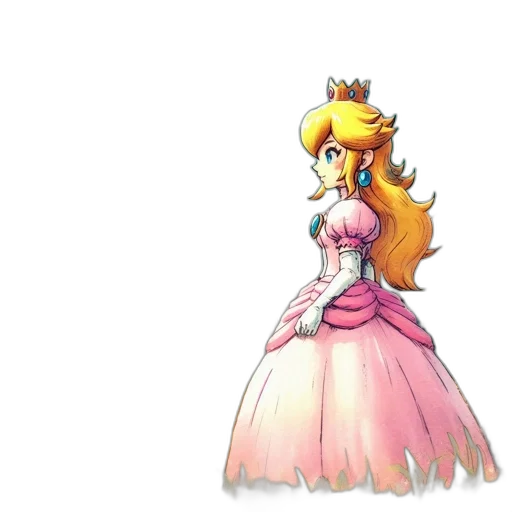 dress, crown, staff, weapon transparent PNG cut-out
