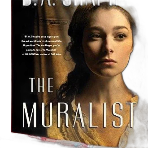 muralist, book, cover, featuring transparent PNG cut-out