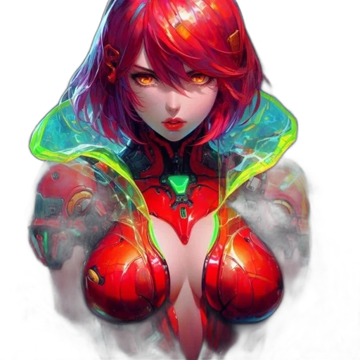 dress, robot, jacket, face transparent PNG cut-out