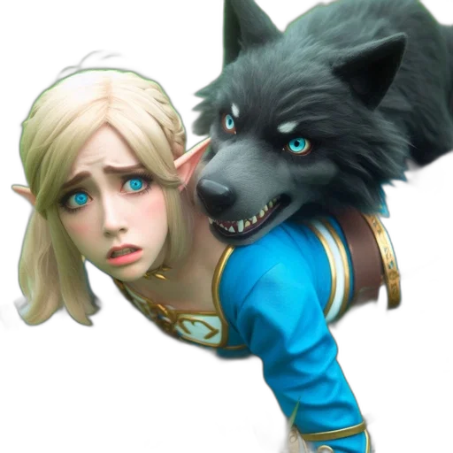 staff, animal, face, creature transparent PNG cut-out