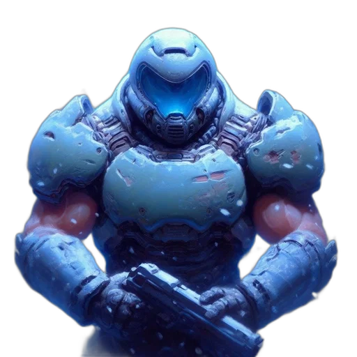 robot, weapon, creature, face transparent PNG cut-out