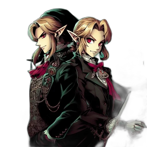 crown, mask, staff, jacket transparent PNG cut-out