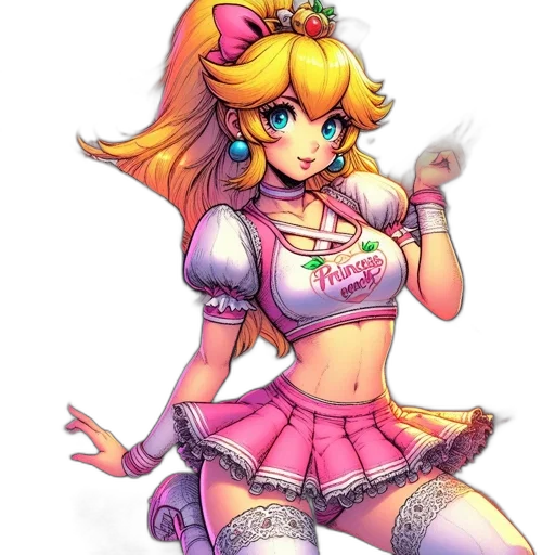 staff, dress, weapon, pixel art transparent PNG cut-out