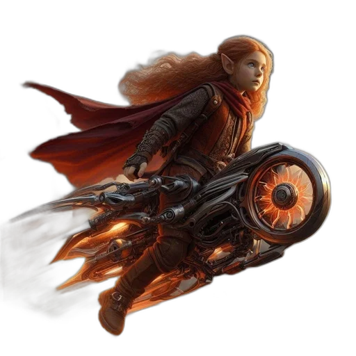concept art, fantasy art, comic book art, photorealistic transparent PNG cut-out