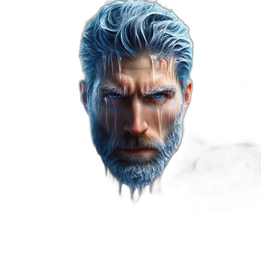 face, hair, mask, dragon transparent PNG cut-out
