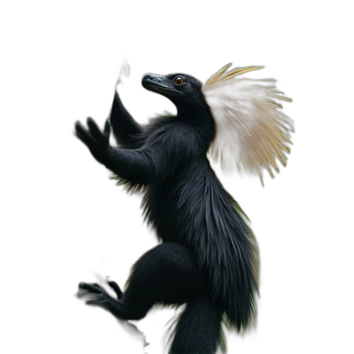 animal, creature, dragon, hair transparent PNG cut-out