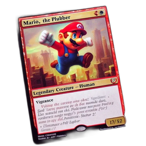 concept art, red, illustrated, card transparent PNG cut-out