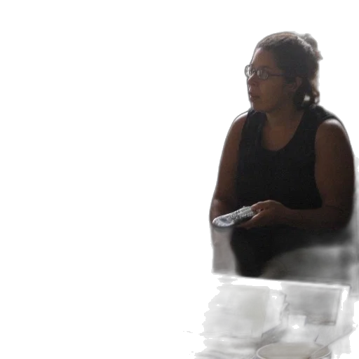 staff, face, furniture, dress transparent PNG cut-out
