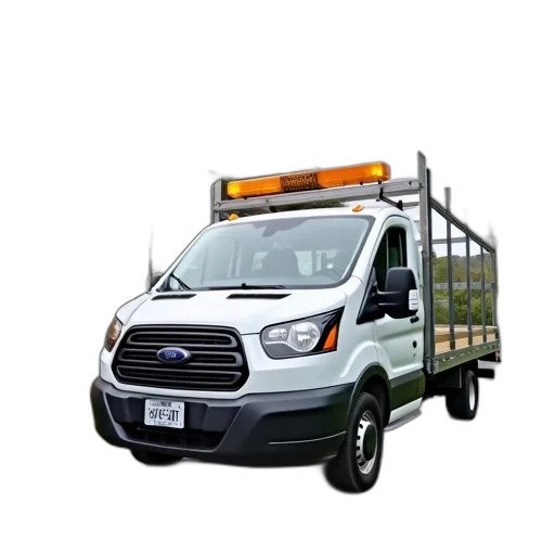 car, staff, 3d render, white transparent PNG cut-out