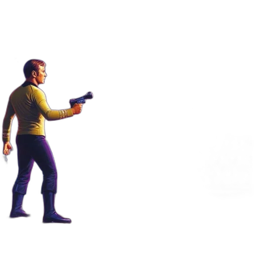 weapon, staff, robot, jacket transparent PNG cut-out