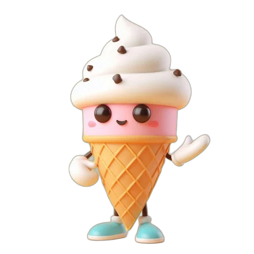 food, hat, staff, creature transparent PNG cut-out