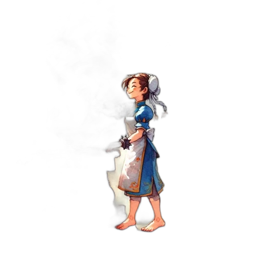 dress, staff, pixel art, concept art transparent PNG cut-out