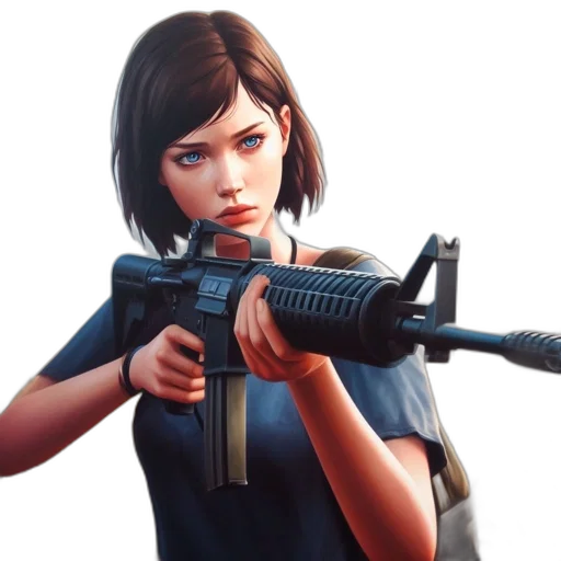 weapon, concept art, photorealistic, 3d render transparent PNG cut-out