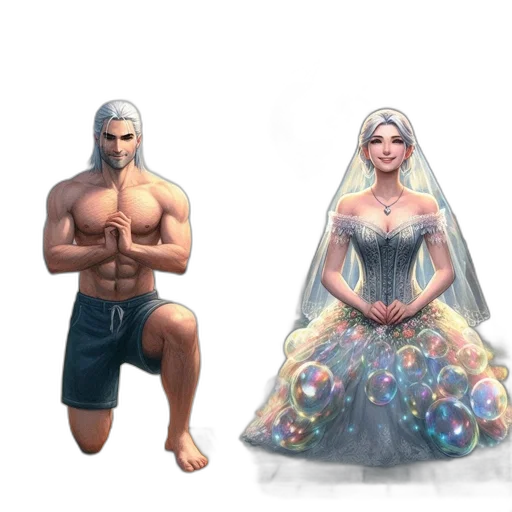 dress, concept art, fantasy art, pixel art transparent PNG cut-out