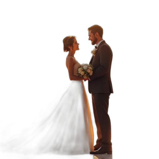dress, crown, photorealistic, 3d render transparent PNG cut-out