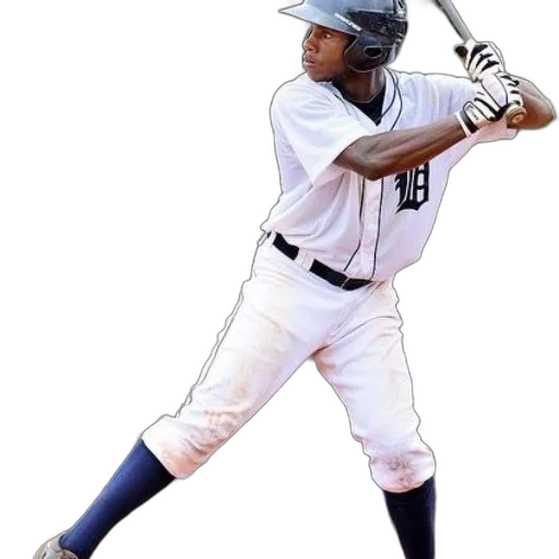 staff, baseball, player, white transparent PNG cut-out